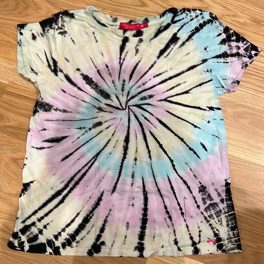 N : Philanthropy tie dye t shirt
